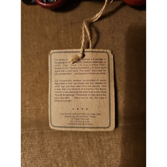 Boyds Bears Accessory Humbolts Whiz Bang Runner Cast Iron Snow Sled - Picture 5 of 7